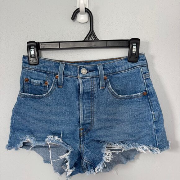 Levi’s 501 Denim Shorts // 26" Waist - Picture 2 of 3